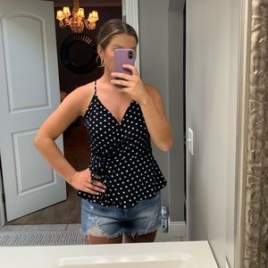 Polka dot tank top